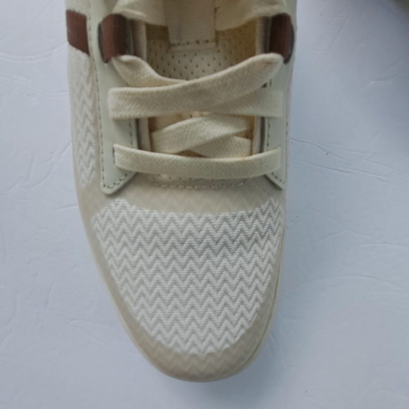 Men's Cream and Brown Cole 8.5 Med Sneakers B1 - Picture 7 of 12